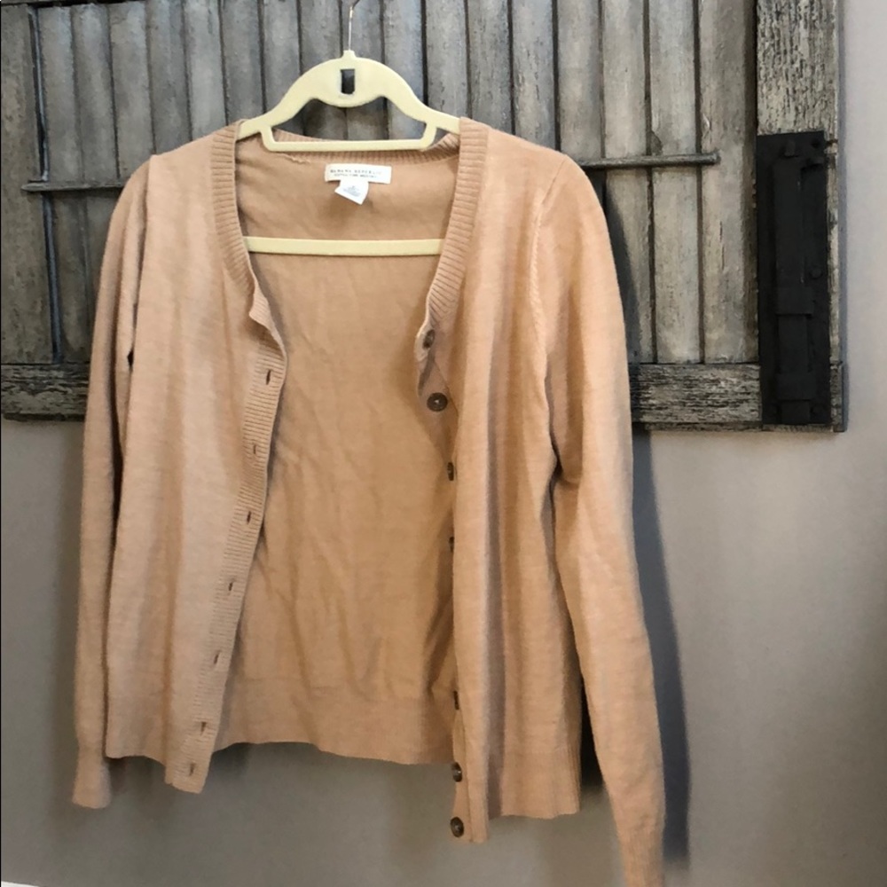 Banana Republic Merino Wool Crew Neck Cardigan